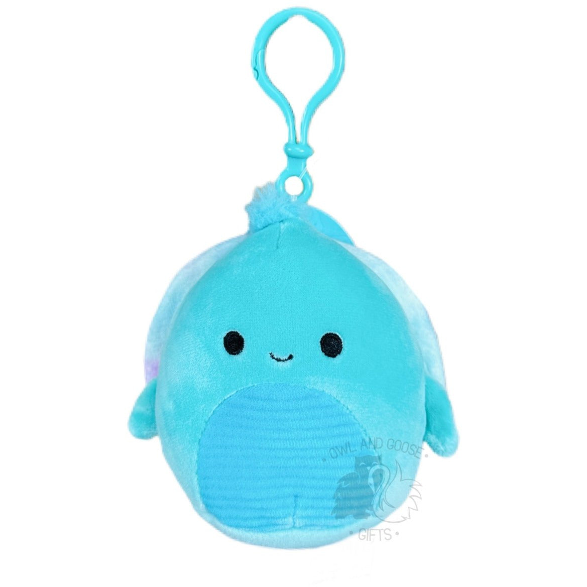 Squishmallow 3.5 Inch Cascade the Sea Turtle Plush Clip