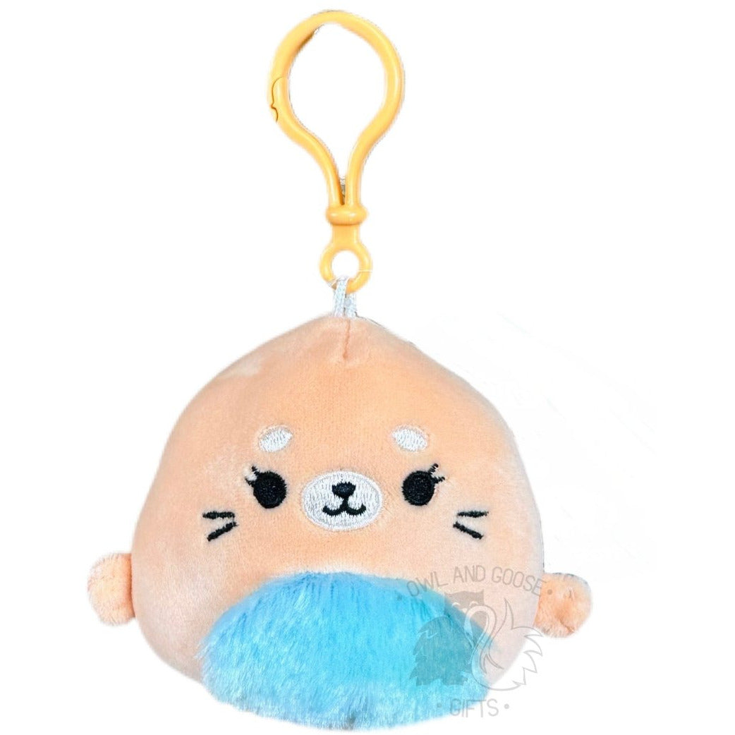 Squishmallow 3.5 Inch Romy the Seal Plush Clip