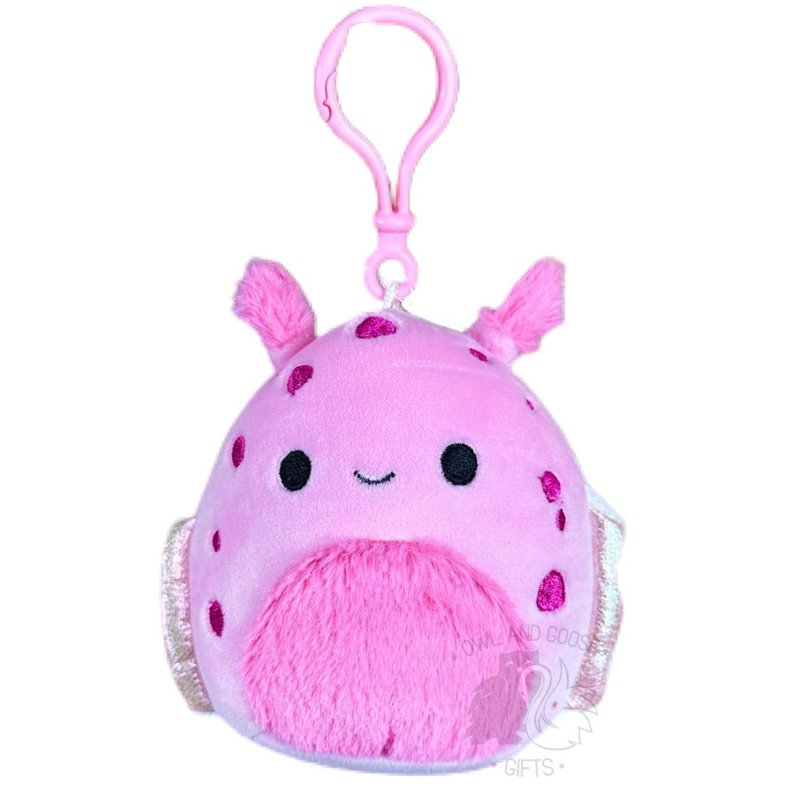 Squishmallow 3.5 Inch Shabnam the Sea Slug Plush Clip