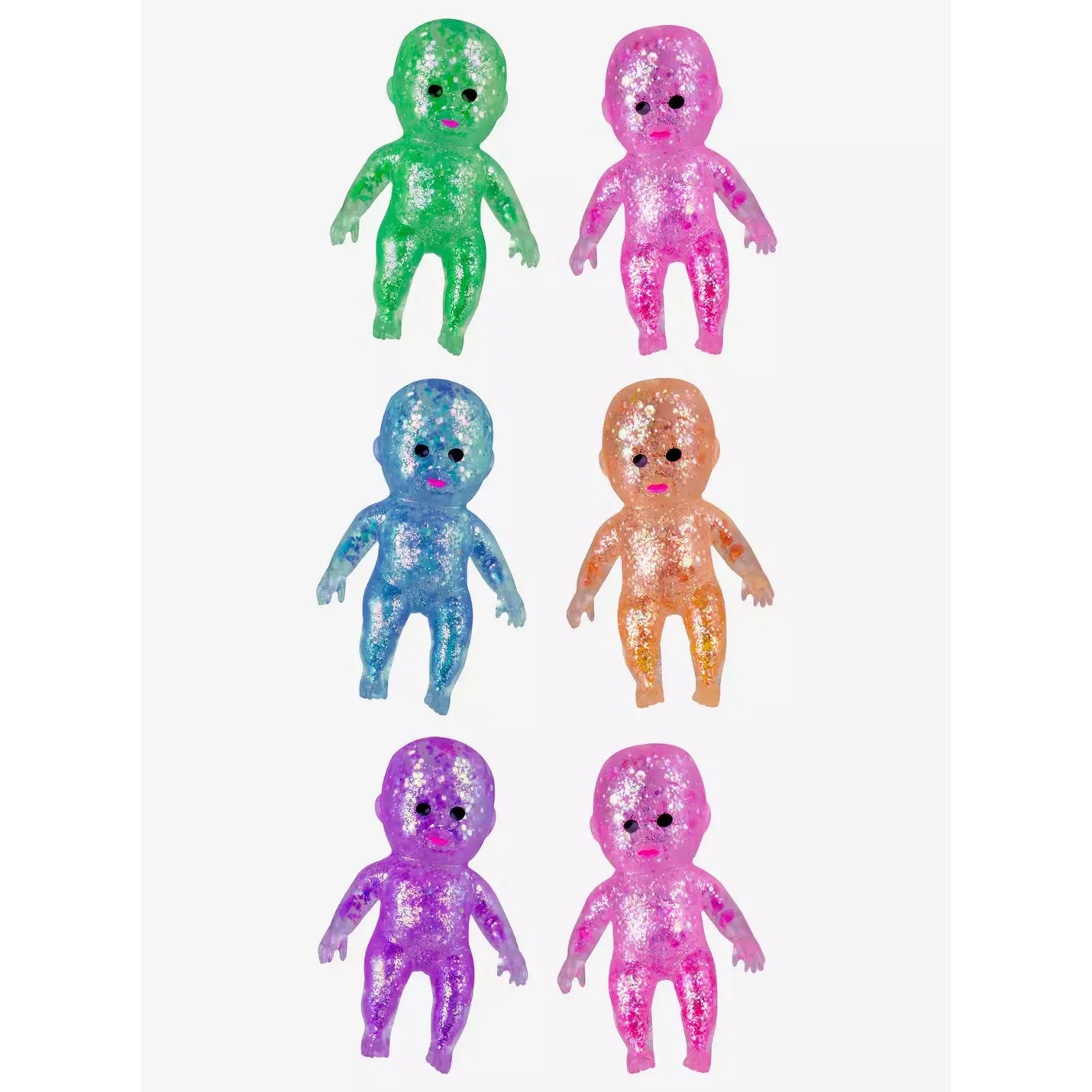 ORB 2.5 Inch Sugar Swaps™ Twinsies Babies 2 Pack Squishy Sensory Toy - Assorted