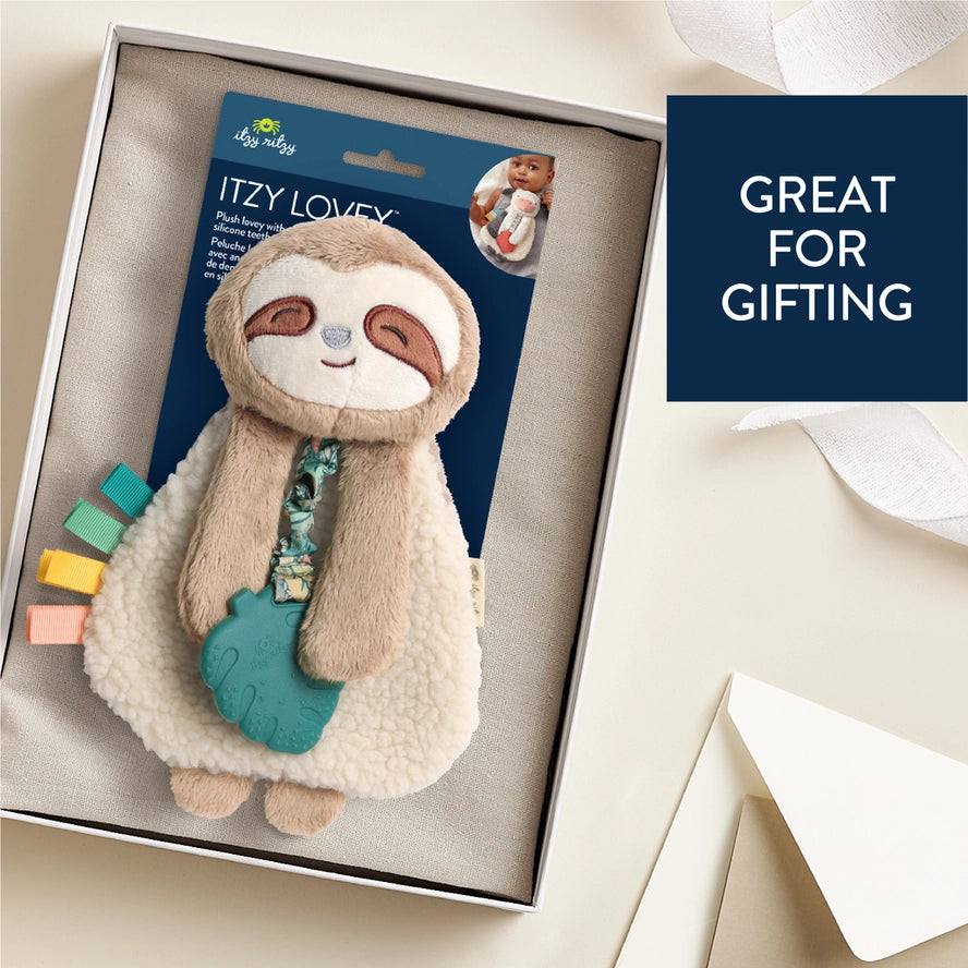 Itzy Ritzy Itzy Friends Lovey™ Sloth Plush Teether Toy