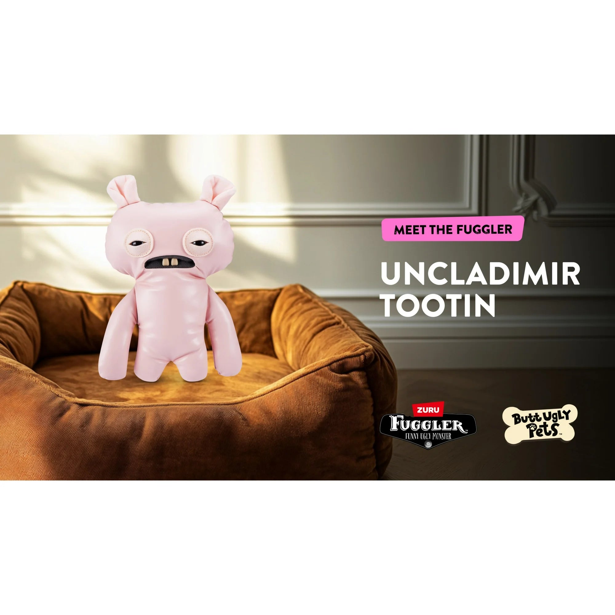 Zuru Fugglers 9 Inch Butt Ugly Pets - Uncladimir Tootin (Hairless Rat)