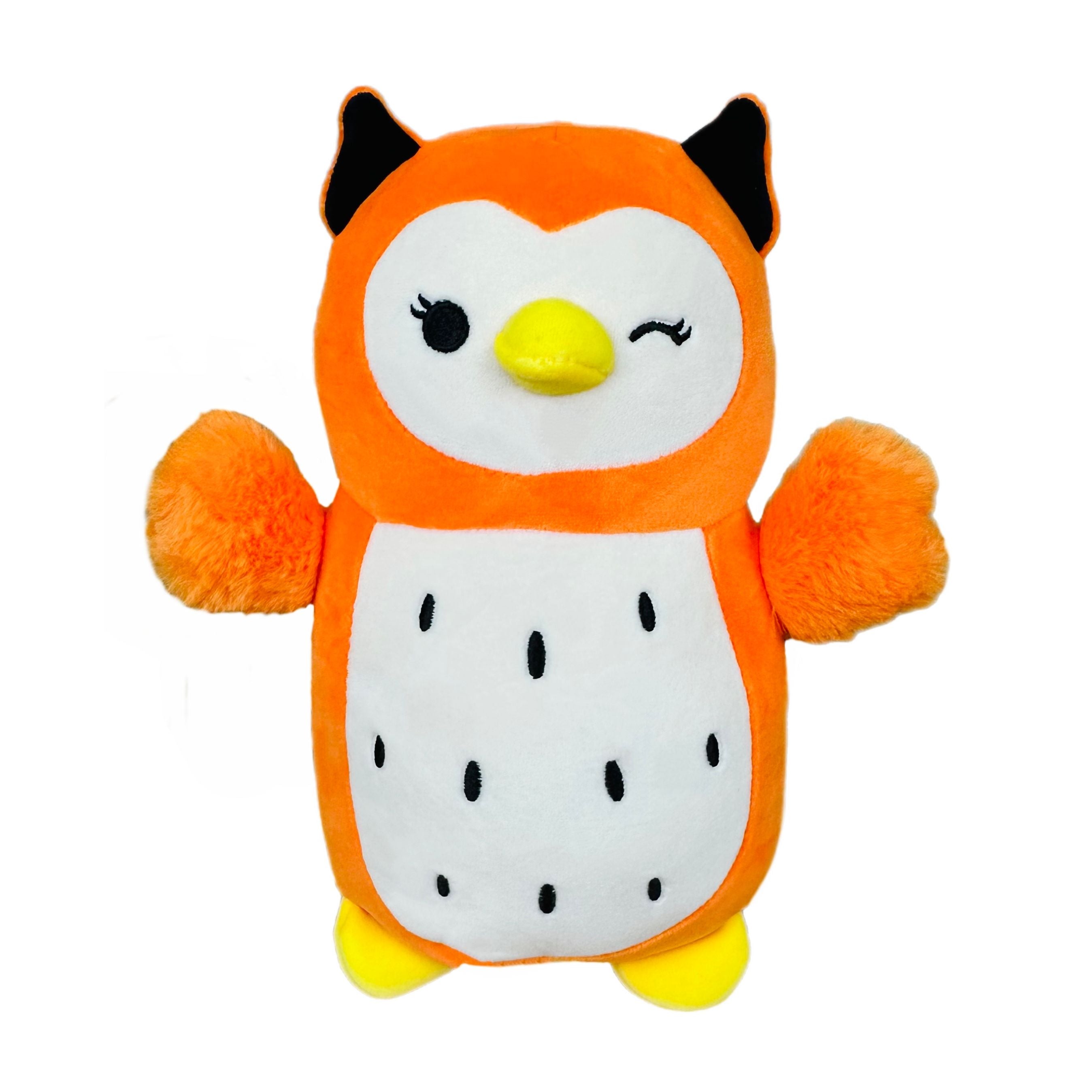 Squishmallow 10 Inch Kenan the Owl Halloween Hug Mees Plush Toy
