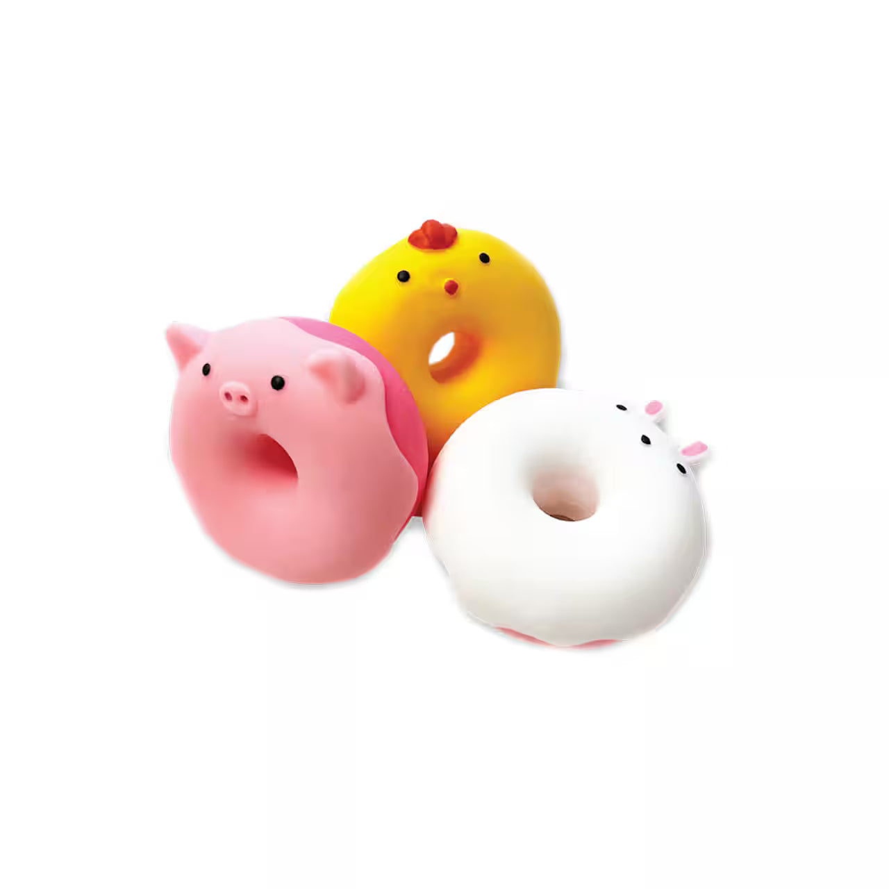 Ja-Ru 3.5 Inch Smoo Shums Sqweezy Donut Squishy Sensory Toy - Assorted