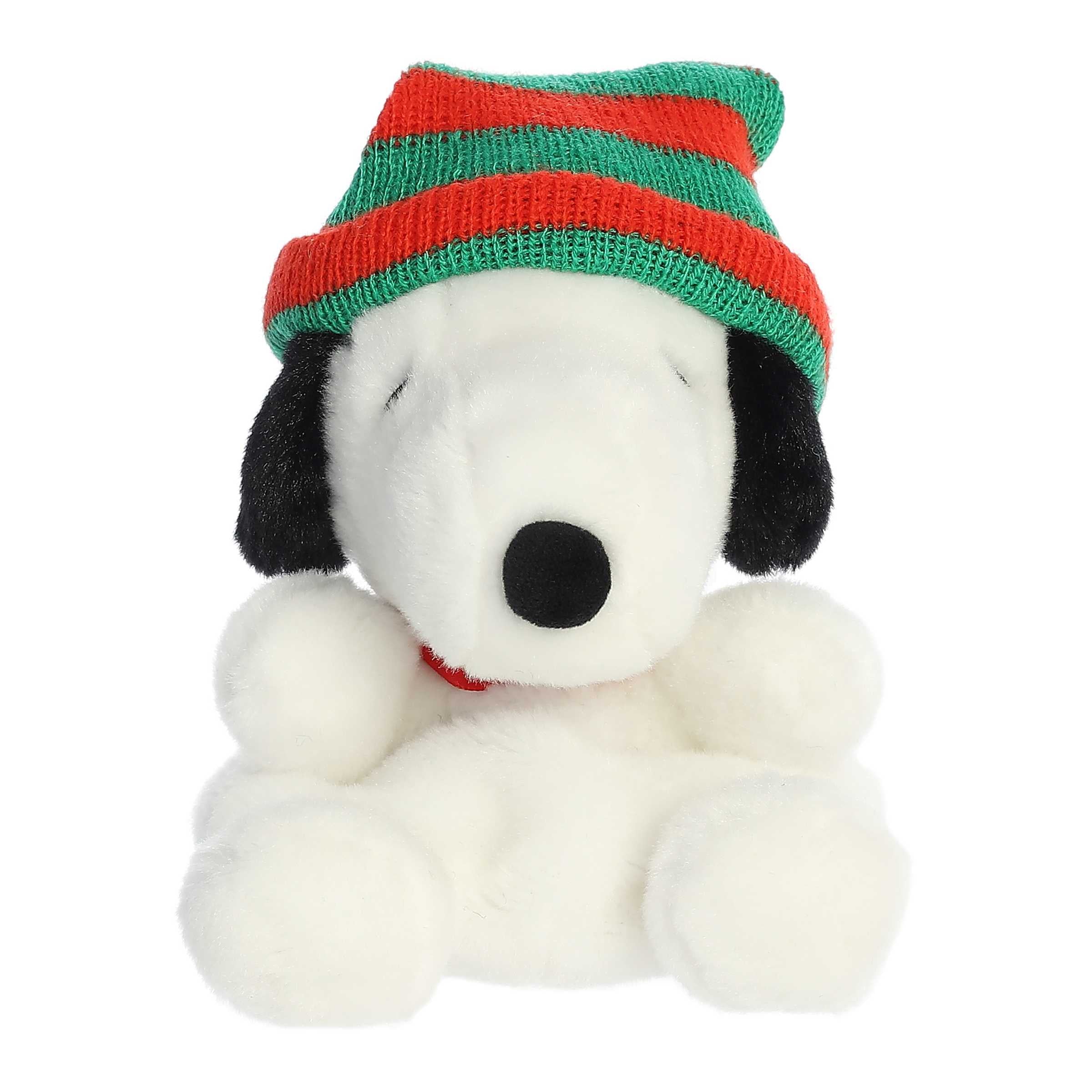 Palm Pals 5 Inch Peanuts Snoopy with Beanie Plush Toy