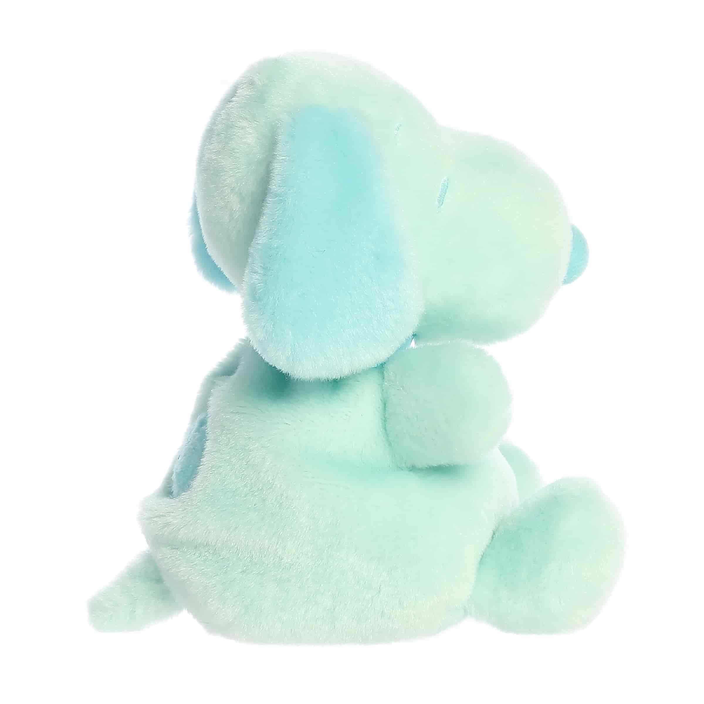 Palm Pals 5 Inch Peanuts Snoopy Spring TEAL Plush Toy