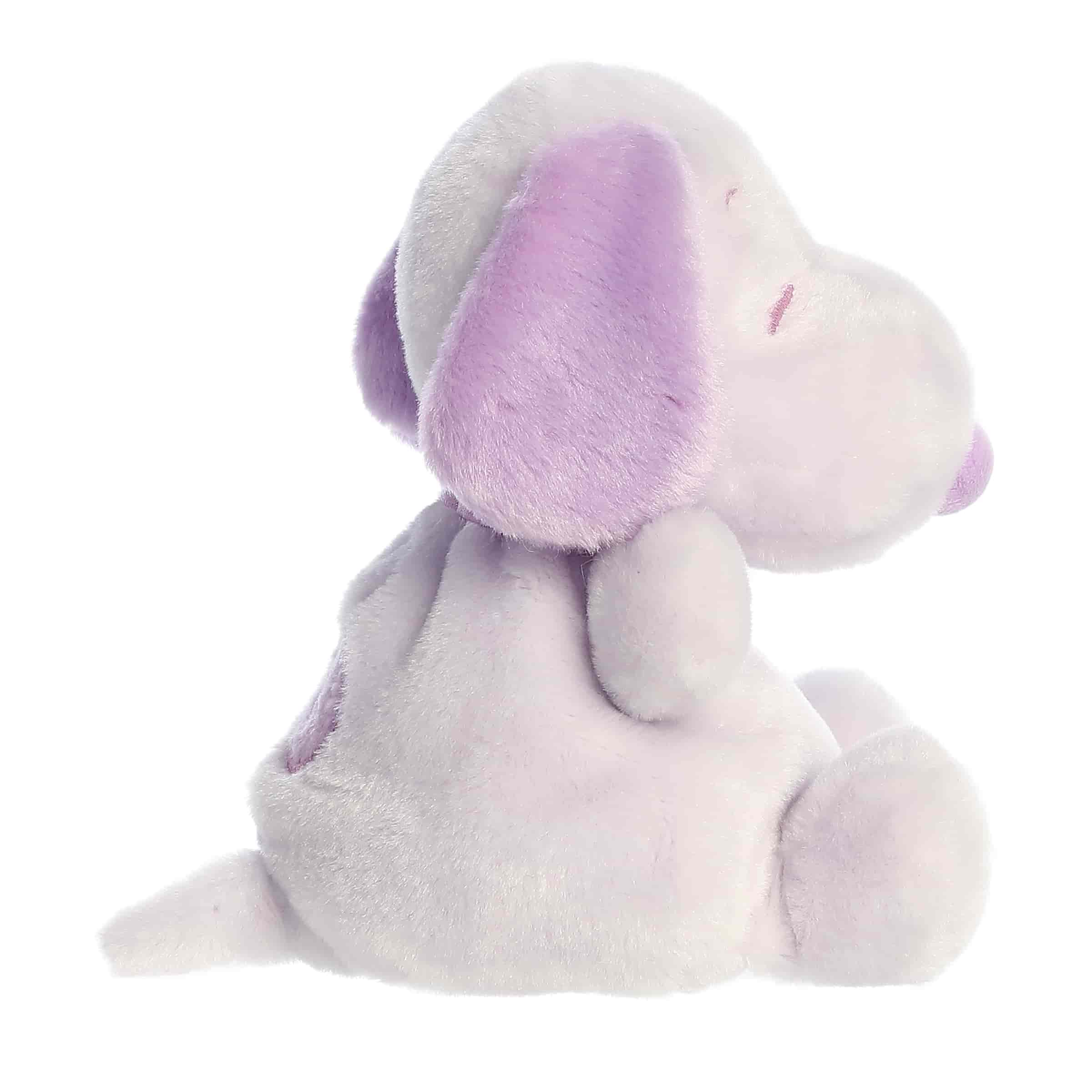 Palm Pals 5 Inch Peanuts Snoopy Spring PURPLE Plush Toy