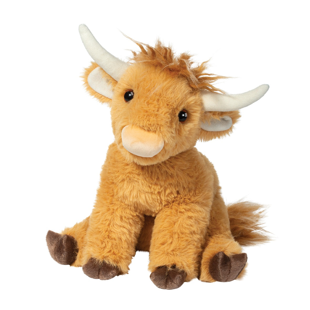Douglas 11 Inch Scottie the Brown Highland Cow Soft Plush Toy
