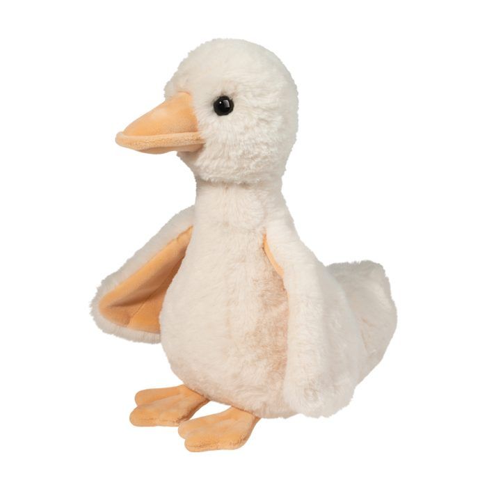Douglas 10 Inch Ginnie the Cream Goose Soft Plush Toy
