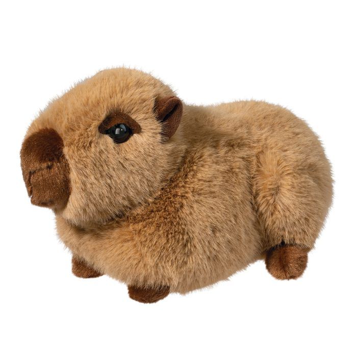 Douglas 10 Inch Chattie the Capybara Loaf Soft Plush Toy