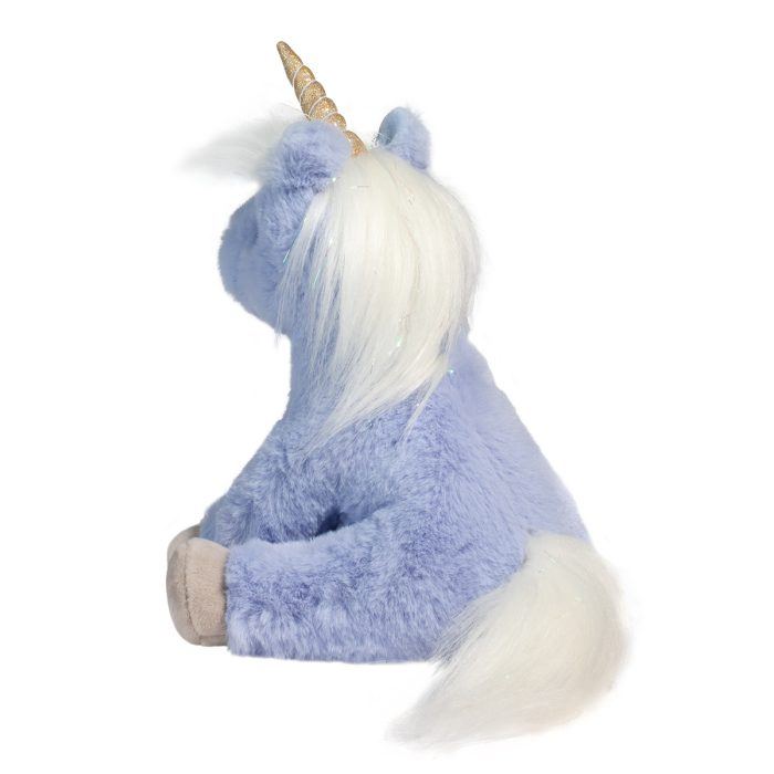 Douglas 8 Inch Ellie the Blue Unicorn MINI Soft Plush Toy