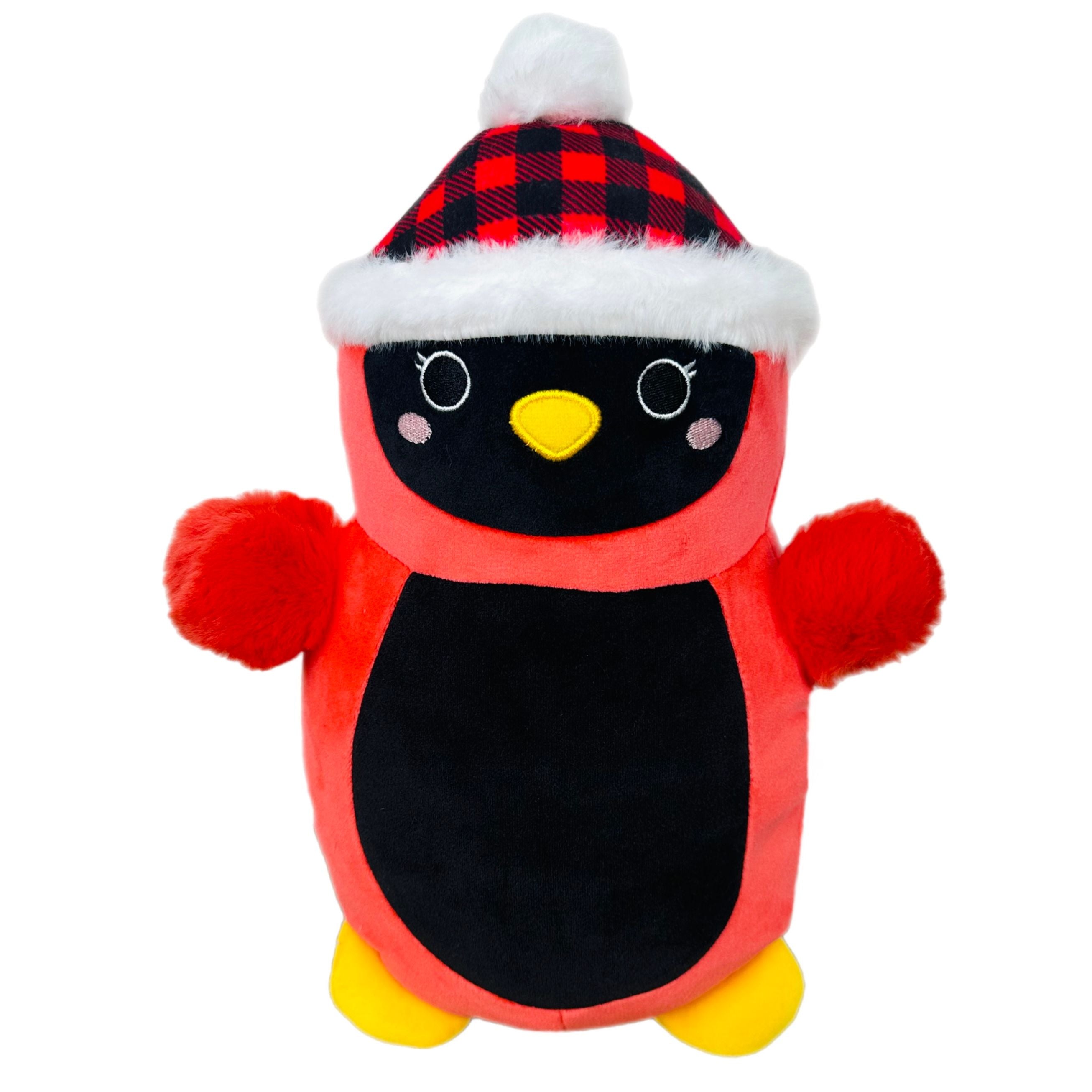 Squishmallow 10 Inch Cazlan the Cardinal Christmas Hug Mees Plush Toy