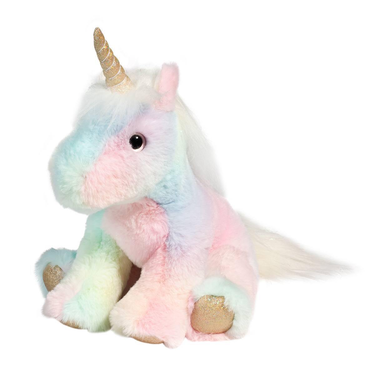 Douglas 10 Inch Kylie the Rainbow Unicorn Soft Plush Toy