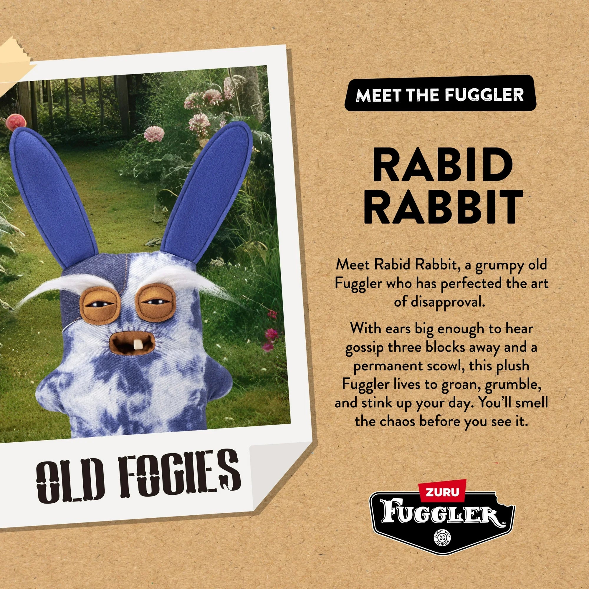 Zuru Fugglers 9 Inch Old Fogies - Rabid Rabbit – Owl and Goose Gifts