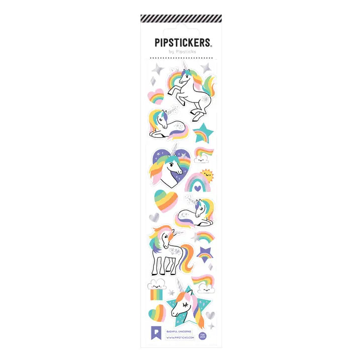 Pipsticks Bashful Unicorns Sticker Sheet