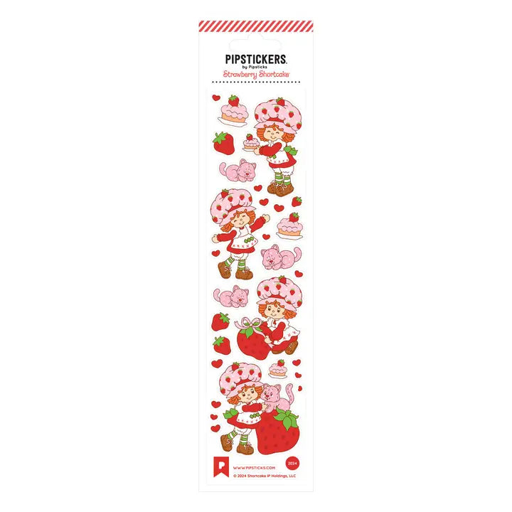 Pipsticks + Strawberry Shortcake Berry Besties Sticker Sheet