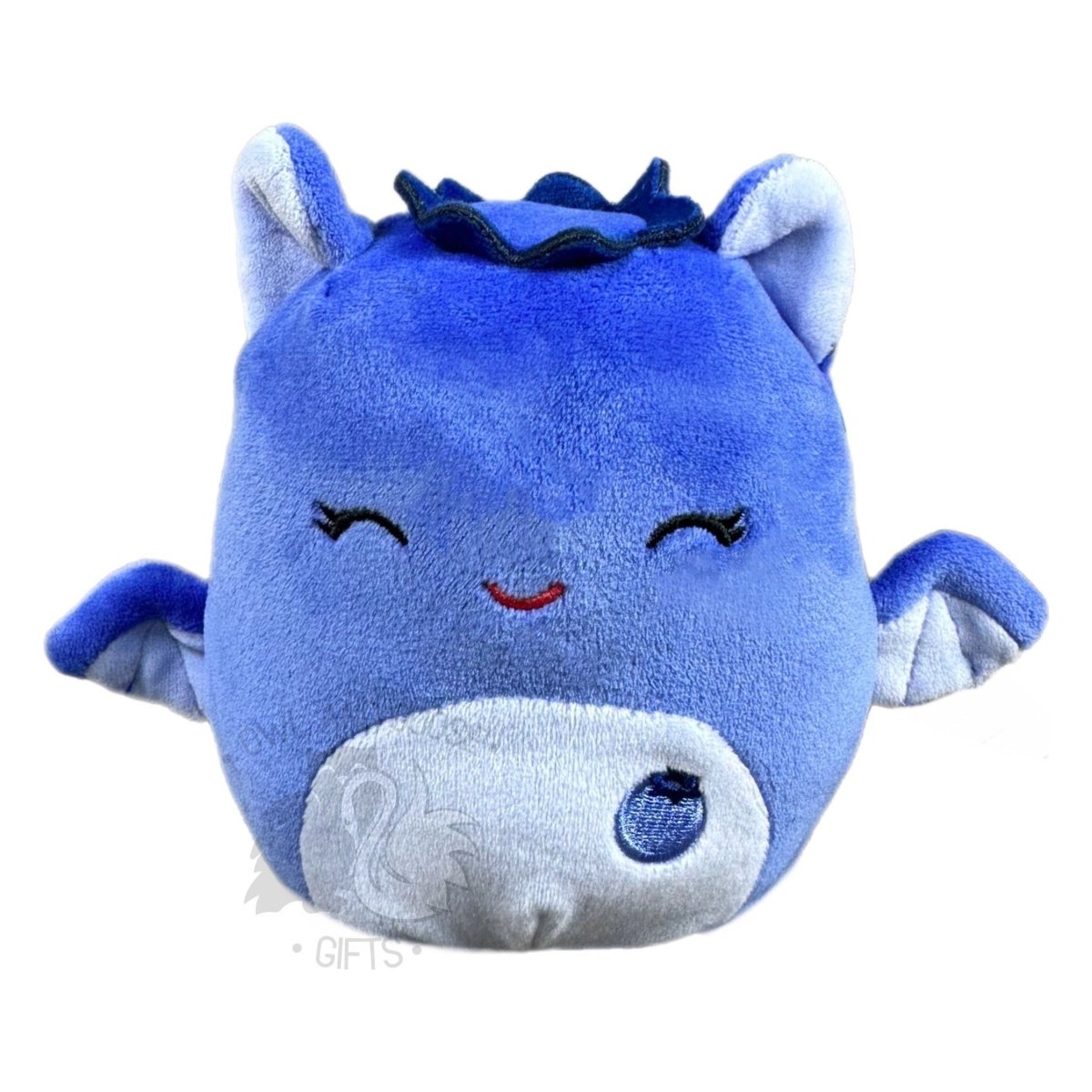 Squishmallow 5 Inch Bessie the Blueberry Bat Plush Toy - Owl & Goose Gifts