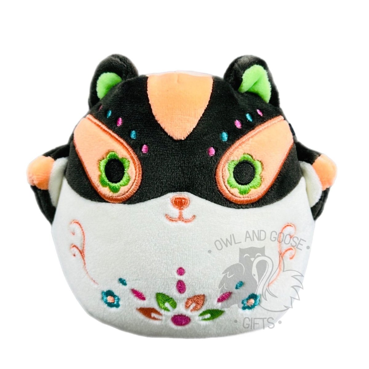 Squishmallow 5 Inch Elvio the Sugar Glider Day of the Dead Plush Toy - Owl & Goose Gifts