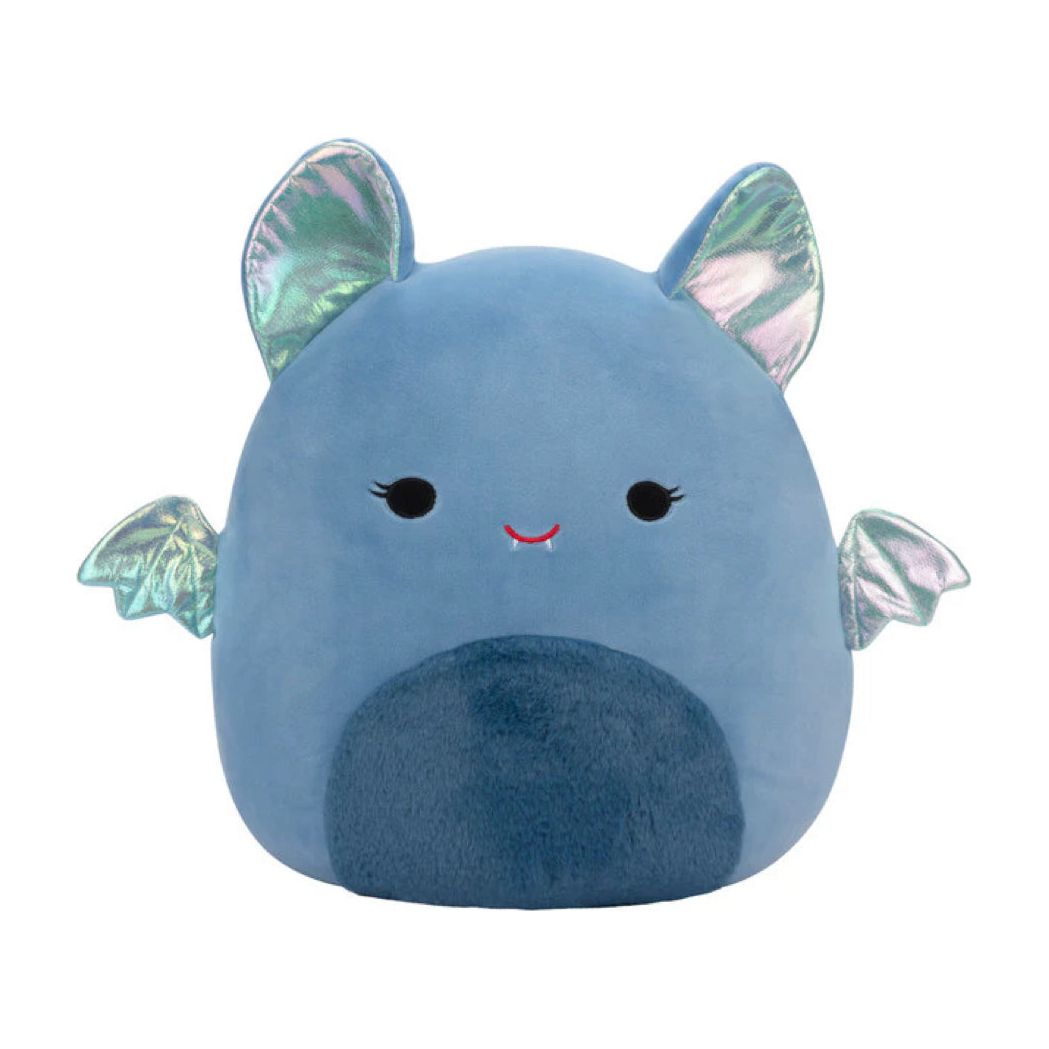 Squishmallow 5 Inch Este the Blue Bat Halloween Plush Toy - Owl & Goose Gifts