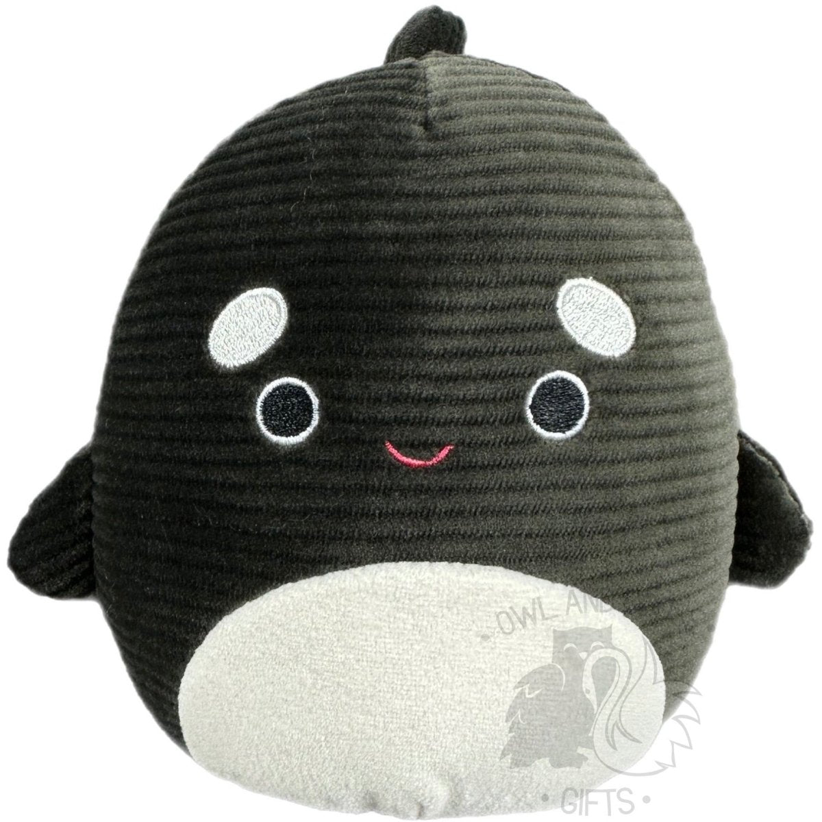 Squishmallow 5 Inch Kai the Orca Whale Squisharoys Plush Toy - Owl & Goose Gifts