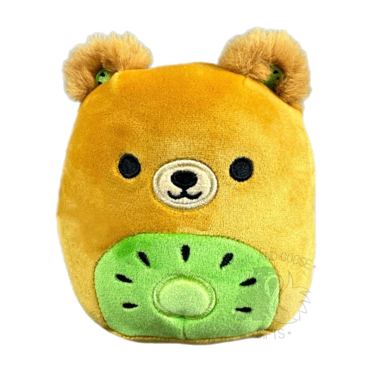 Squishmallow 5 Inch Mitchard the Kiwi Bear Plush Toy - Owl & Goose Gifts