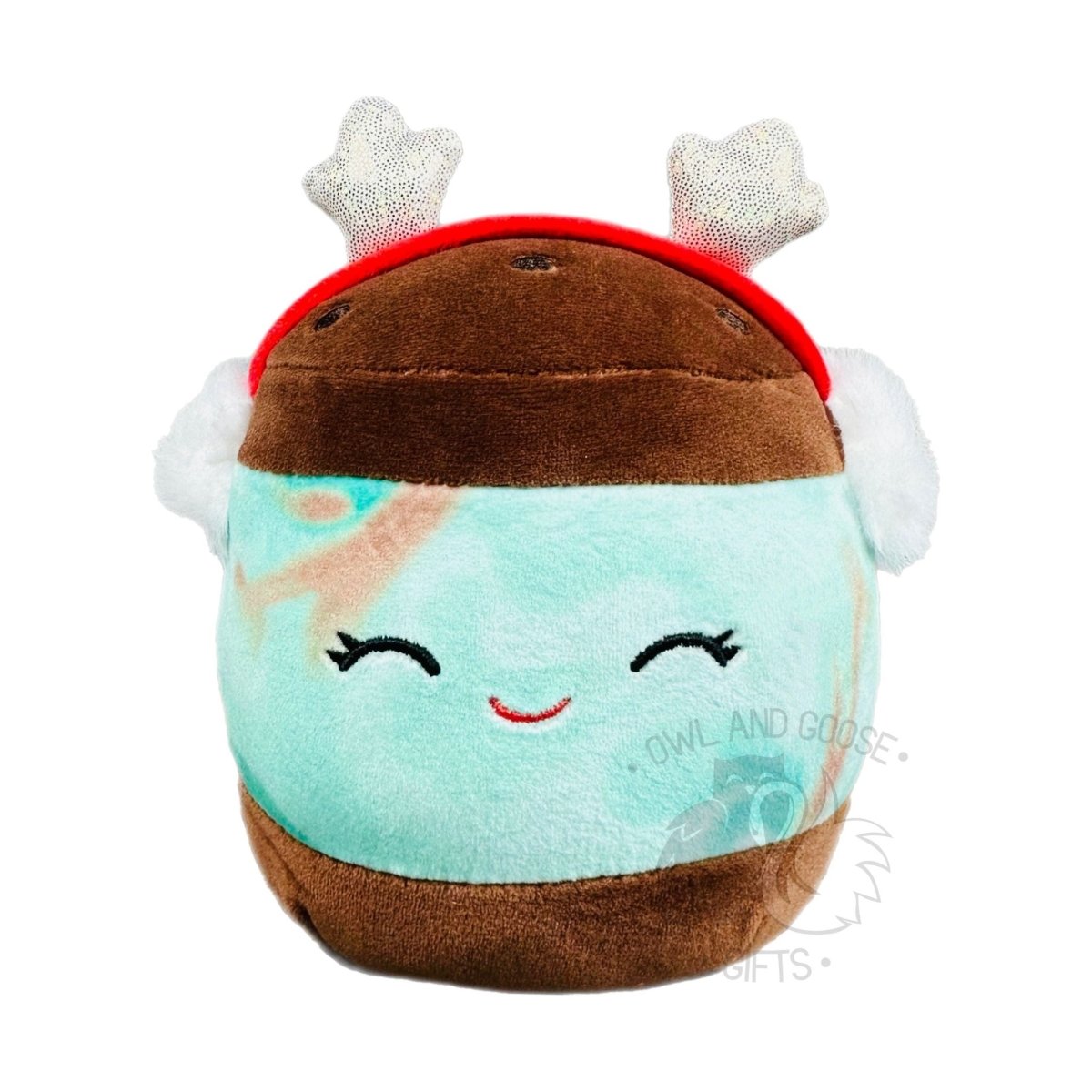 Squishmallow 5 Inch Revna the Mint Ice Cream Sandwich Christmas Plush Toy - Owl & Goose Gifts