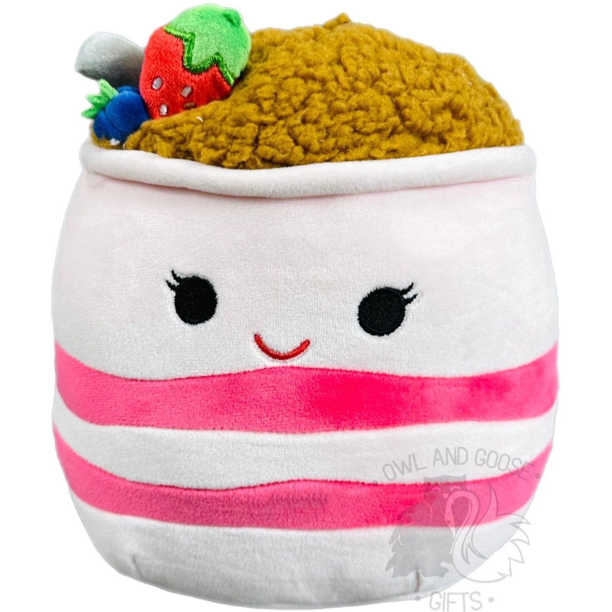 Squishmallow 5 Inch Zosia the Yogurt Parfait Plush Toy - Owl & Goose Gifts