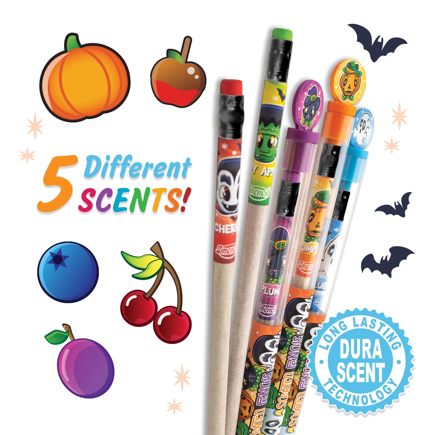 Scentco Smencils Halloween Scented Pencils - 5 Pack