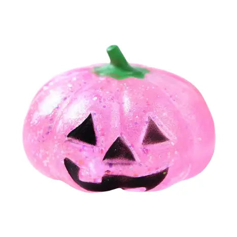 Sugar Gel Squishy 3 Inch Pumpkin Halloween Maltose Filled Sensory Toy - Assorted