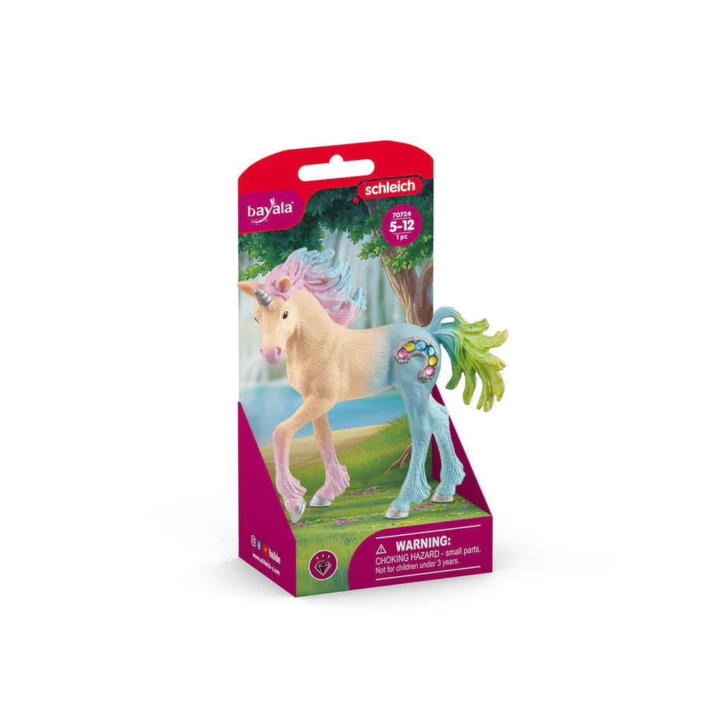Schleich Bayala Marshmallow Unicorn Foal Toy Figure