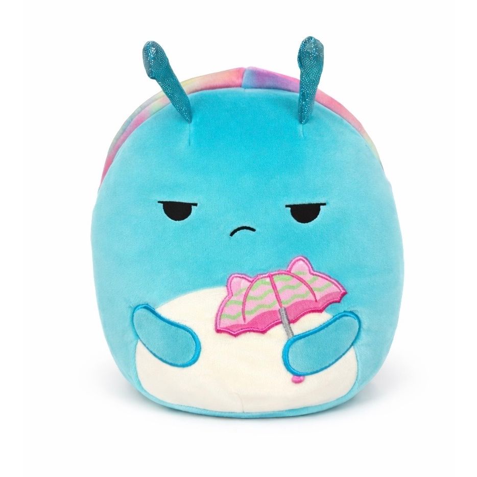Squishmallow 8 Inch Sid the Snail with Umbrella Easter Plush Toy