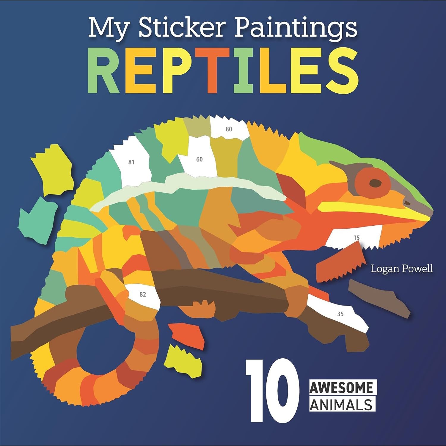 My Sticker Paintings Reptiles -  Sticker Activity Book