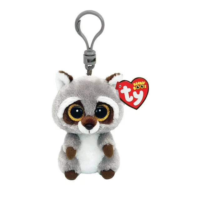 Official Ty Beanie Boo 3 Soft Plush Kids Toy With Key Clip Bag Keyring Gift