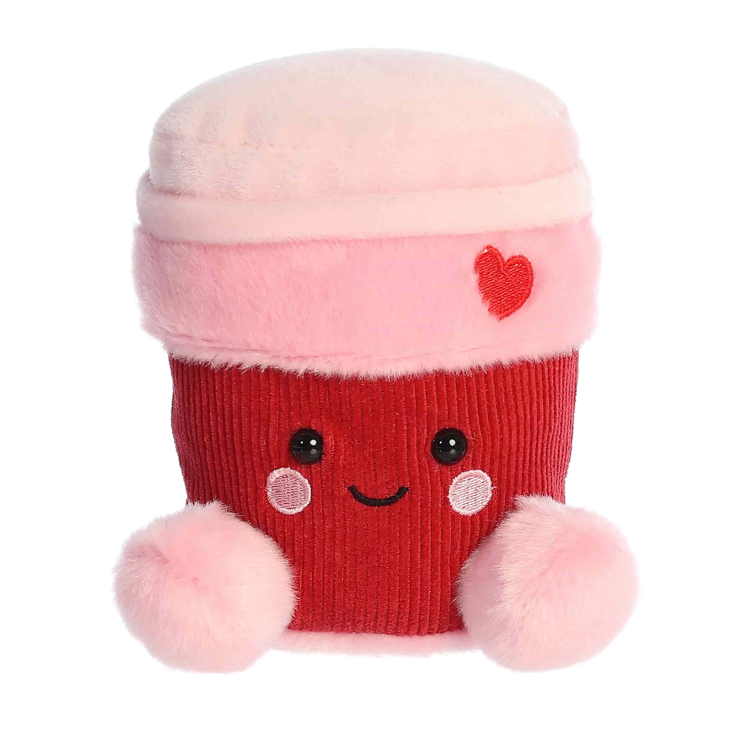 Palm Pals 5 Inch Parker the Heart Coffee Valentine Plush Toy