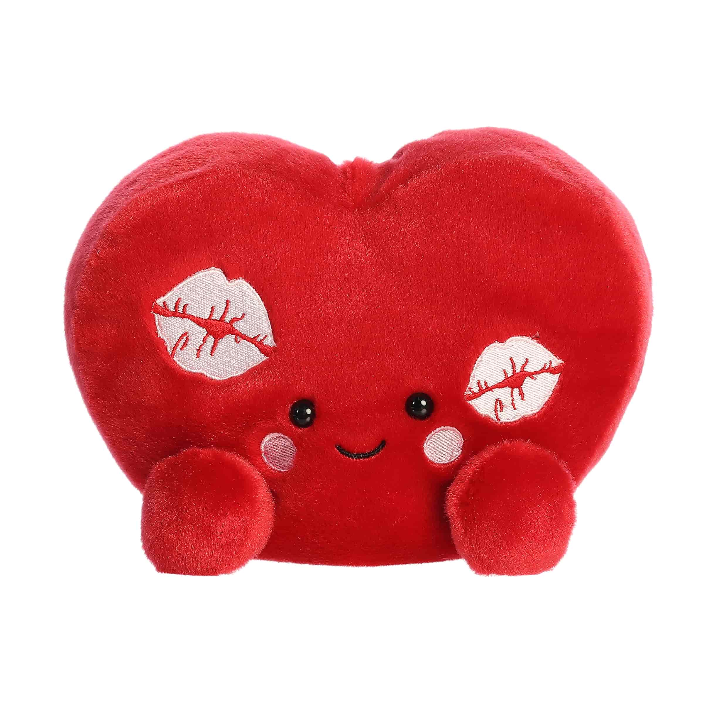Palm Pals Party Sized 8 Inch Kimi the Kisses Heart Valentine Plush Toy