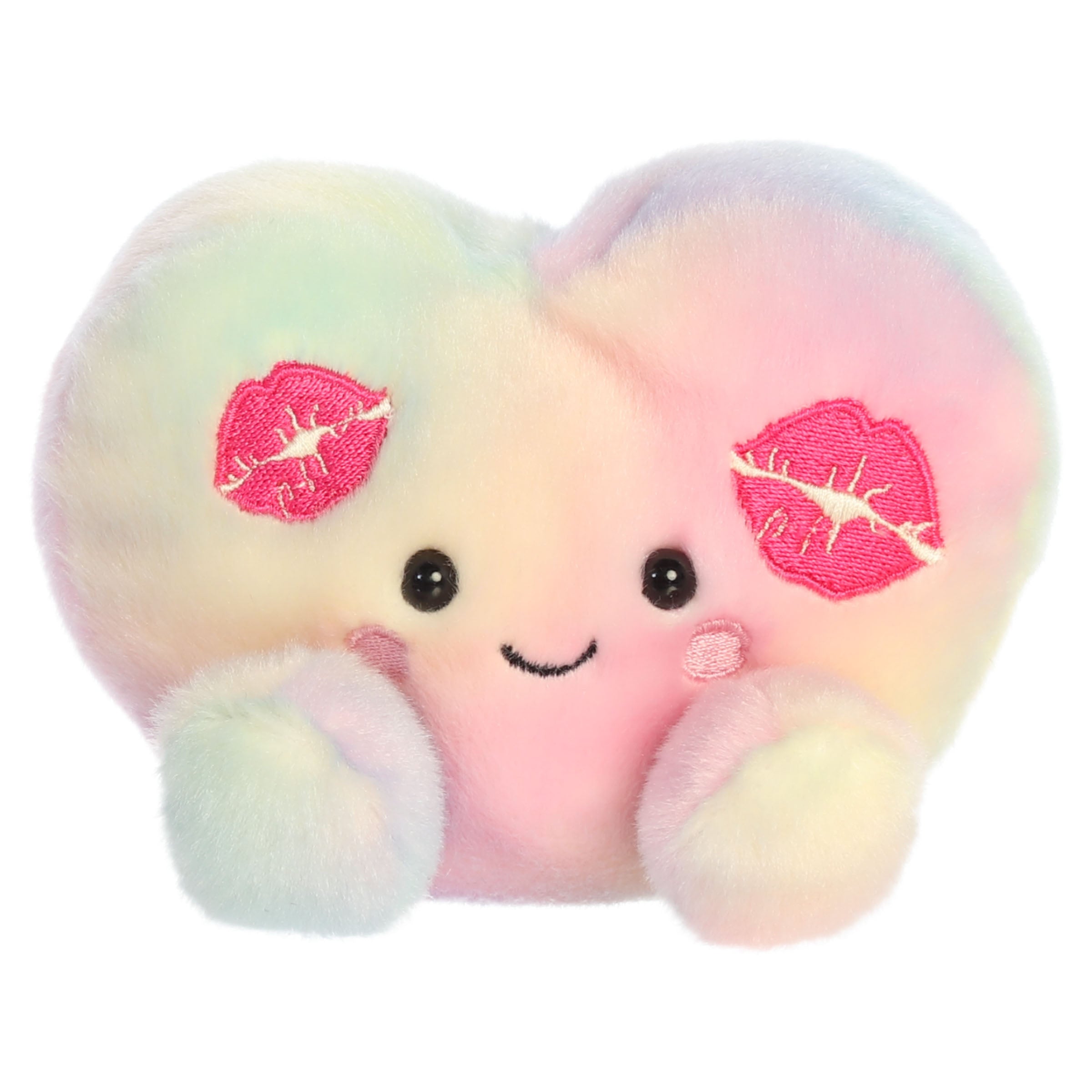 Palm Pals 5 Inch Kourtney Kisses Heart Valentine Plush Toy