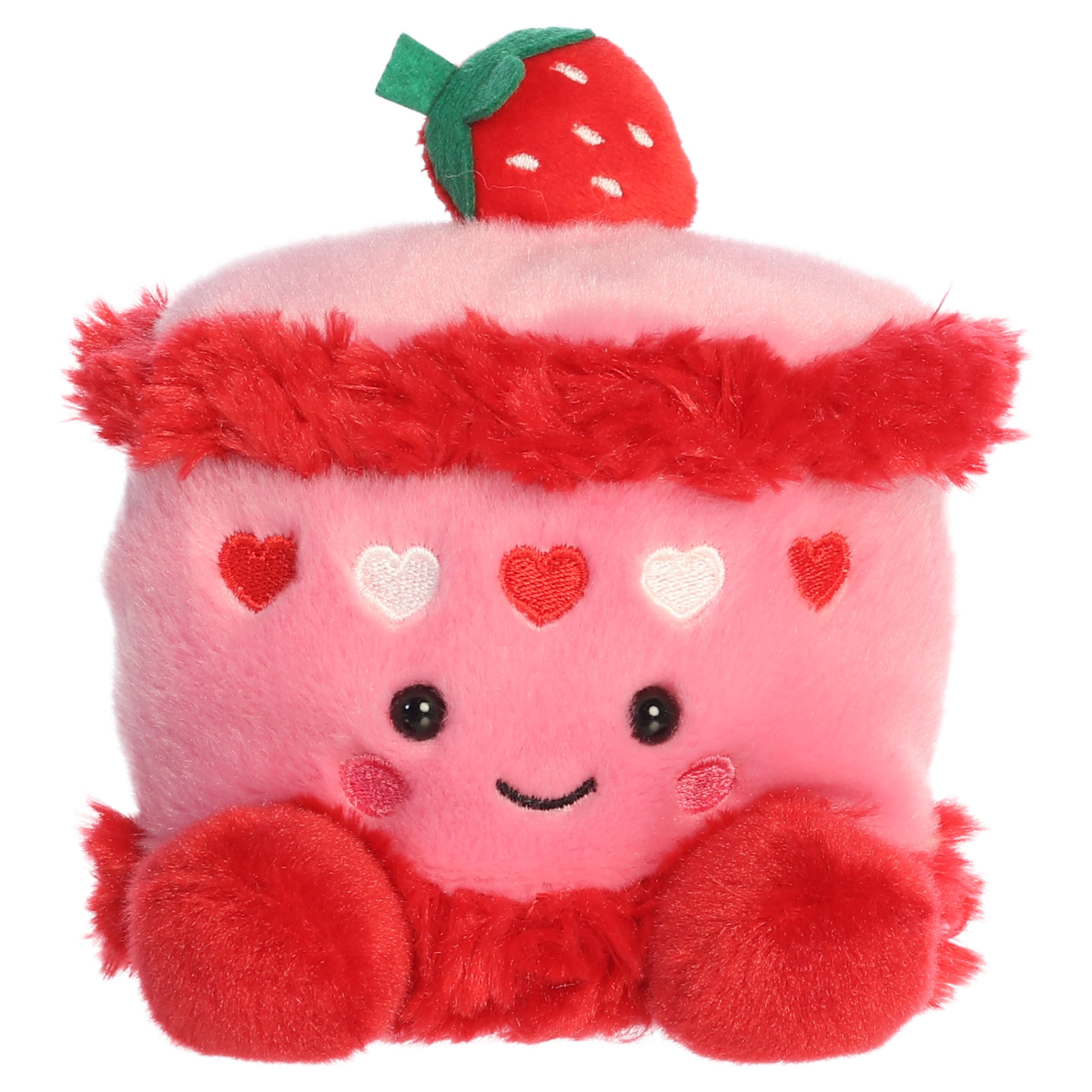 Palm Pals 5 Inch Creme the Strawberry Cake Valentine Plush Toy
