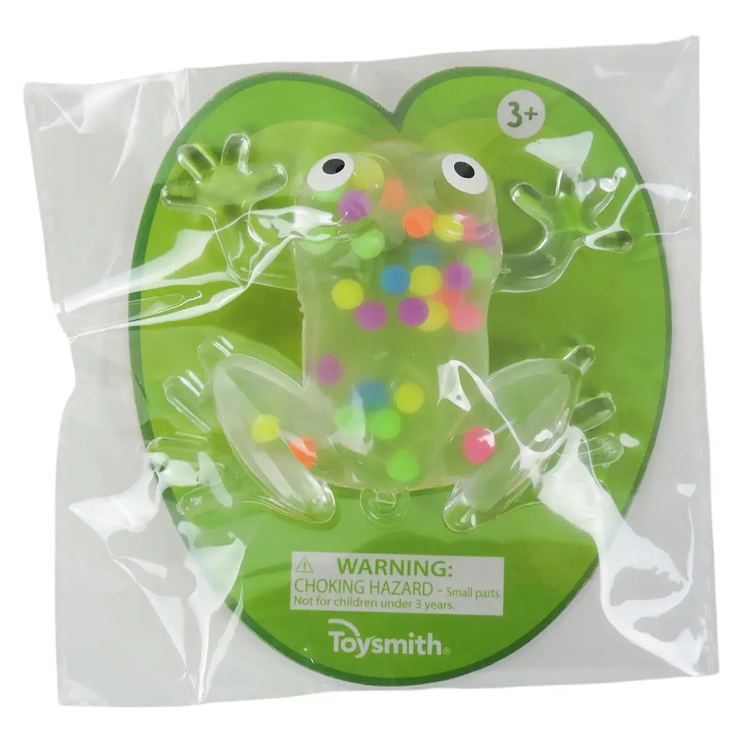 Toysmith Squeezy Frog 4 Inch  Squishy - Sensory Fidget Toy