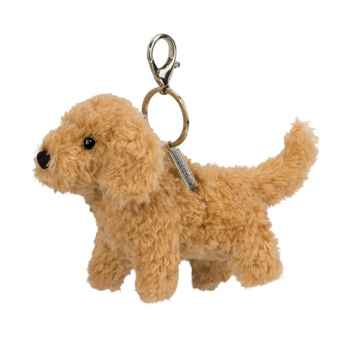Douglas 5 Inch Doodle Dog Bag Charm Plush Clip