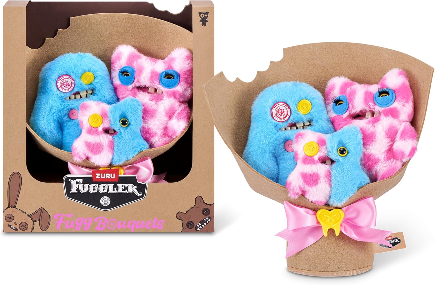 Zuru Fugglers Bouquet - Sasquooch, Stinkface, Squooshface