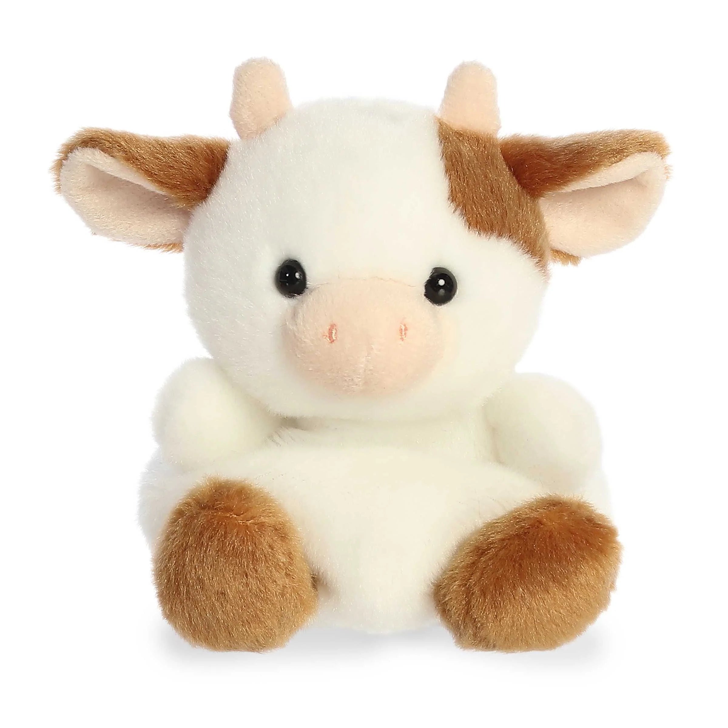 Palm Pals 5 Inch Caroline the Brown Cow Plush Toy