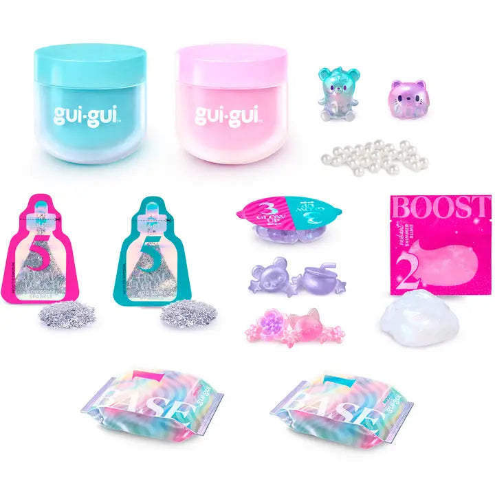 Gui Gui Shimmer Deluxe Duo Slime Kit - 2 Pack