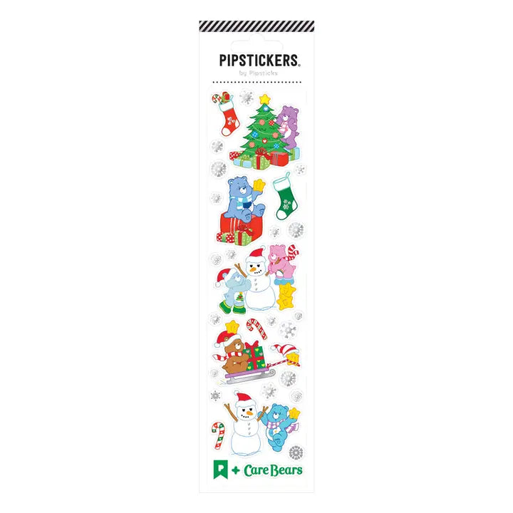 Pipsticks + Care Bears Merry Moments Holiday Sticker Sheet