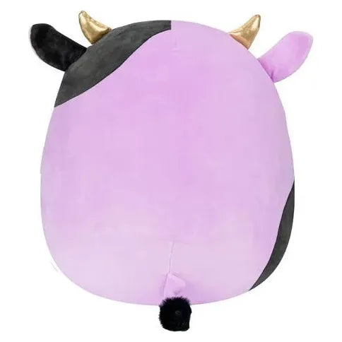 Squishmallow 12 Inch Alexie the Purple Cow Plush Toy - Owl & Goose Gifts