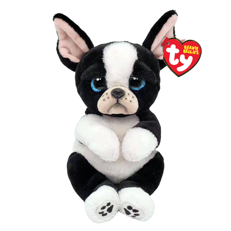 Ty Beanie Bellies 12 Inch Medium Tink the Black and White Dog Plush Toy