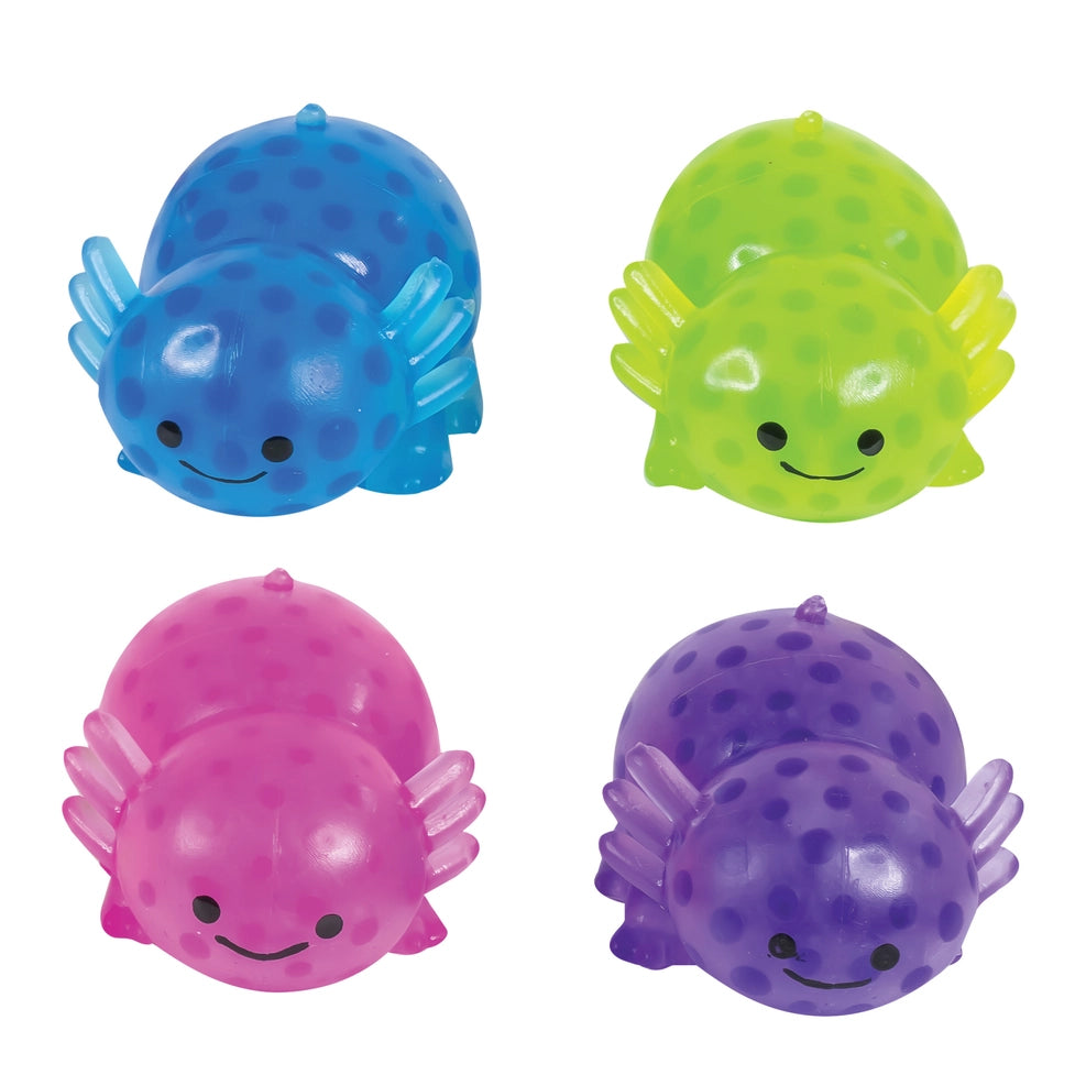 Boba Water Squishy Toy 4 Inch Axolotl - Sensory Fidget Toy