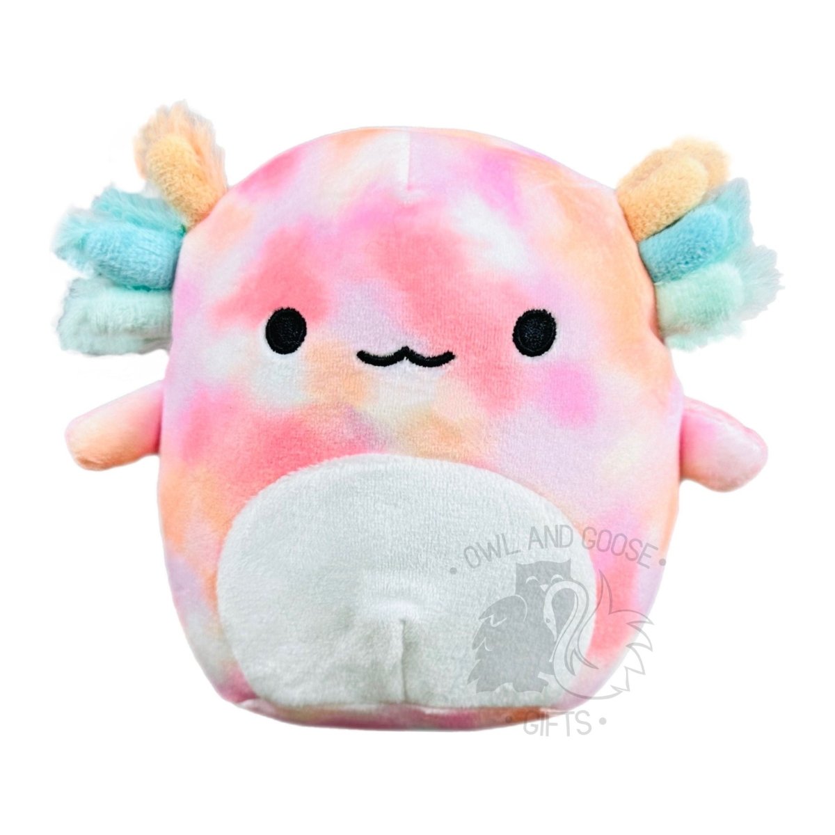 Squishmallow 8 Inch Aksel the Axolotl Plush Toy - Owl & Goose Gifts