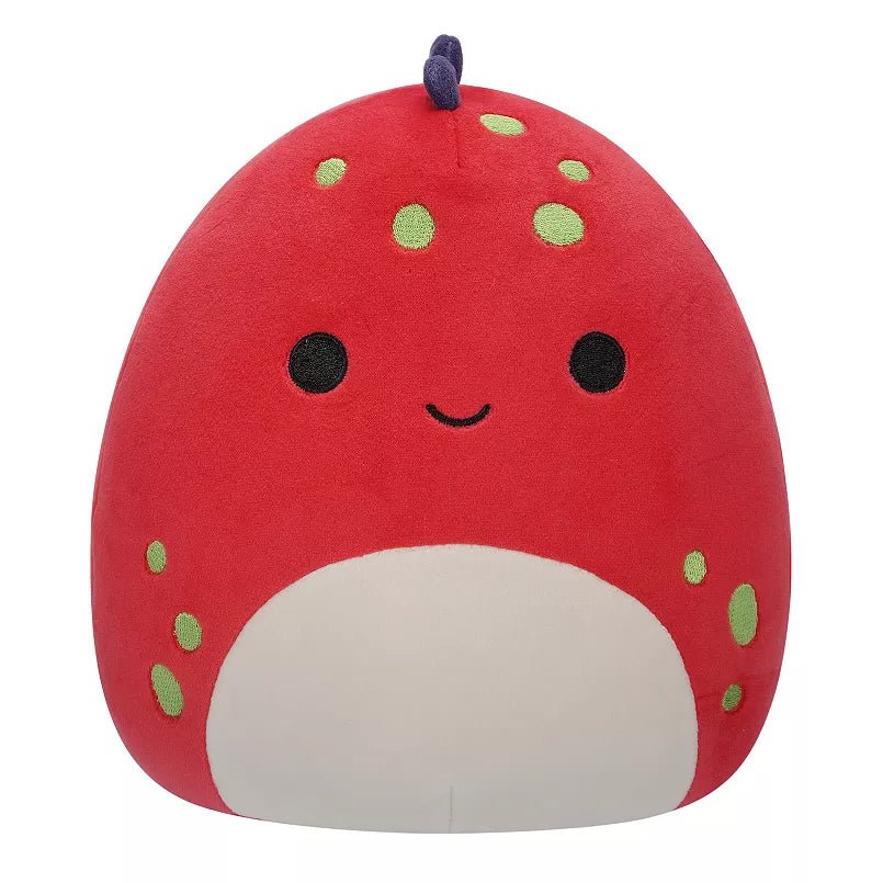 Squishmallow 8 Inch Dolan the Red Dinosaur Plush Toy - Owl & Goose Gifts