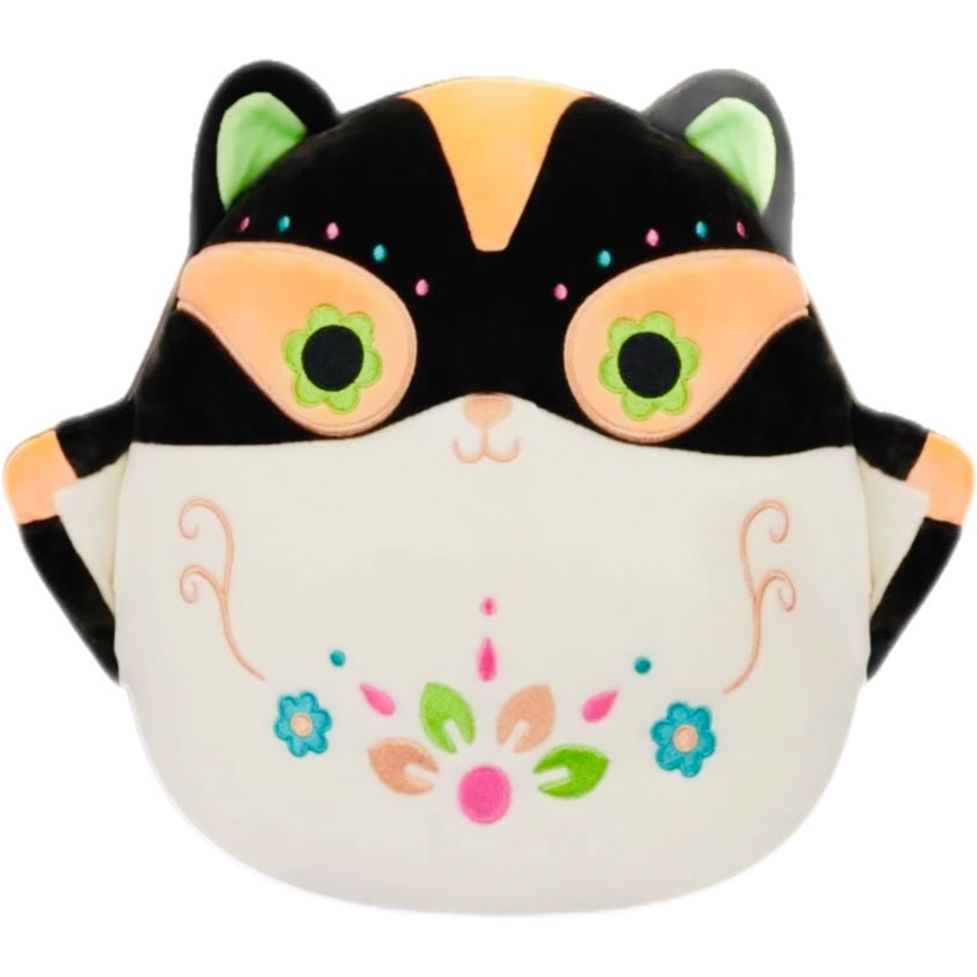Squishmallow 8 Inch Elvio the Sugar Glider Day of the Dead Plush Toy - Owl & Goose Gifts