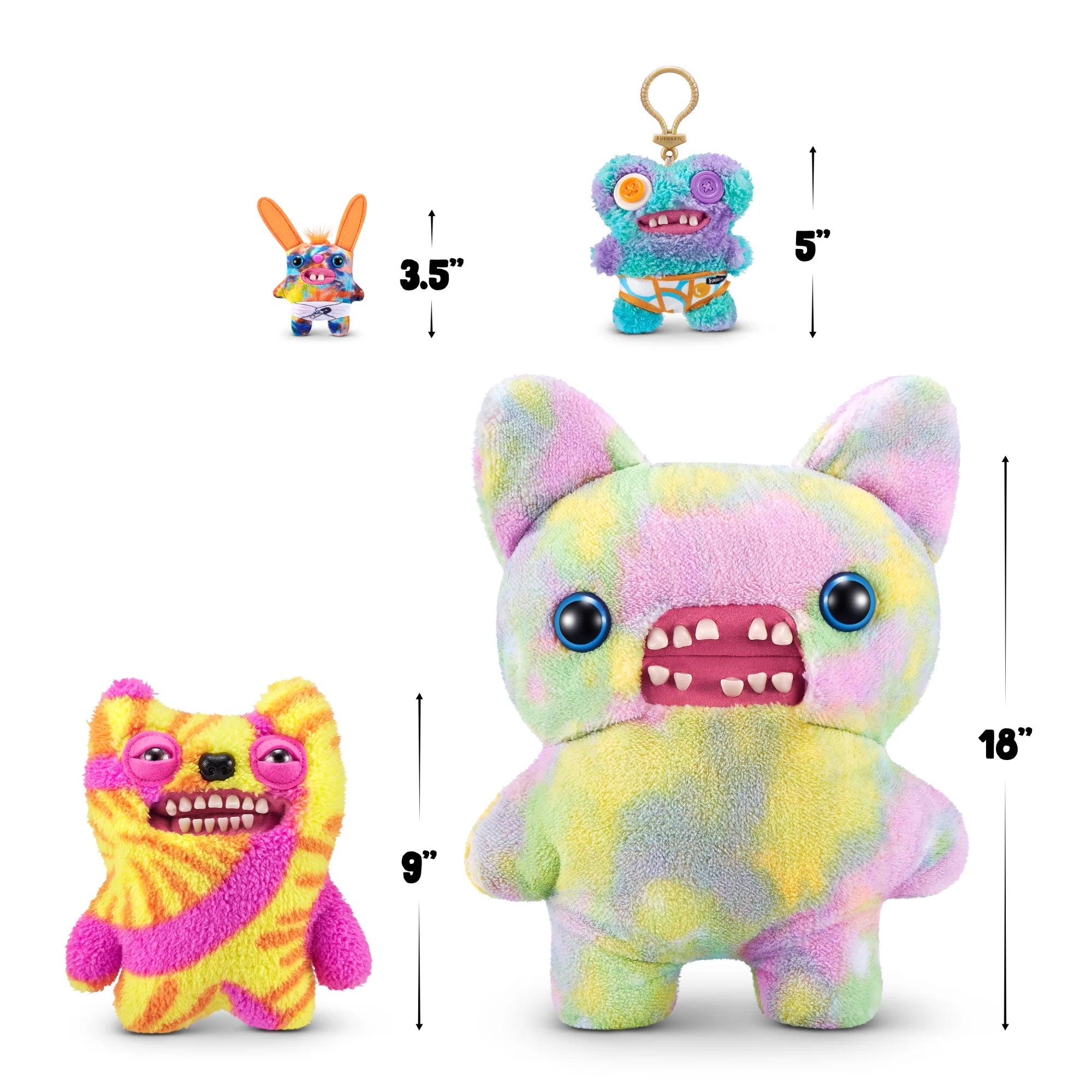 Zuru Fugglers 5 Inch Plush Keyring - Gaptooth McGoo – Owl and Zuru Fugglers 5 Inch Plush Keyring - Gaptooth McGoo – Owl and